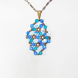 Pendant 40cm - Marissa Rhombus S-Bronze Chain - Pendant 40cm - Laiton bronze